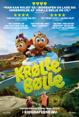 Animationsfilm med Kr&oslash;lle B&oslash;lle og ven